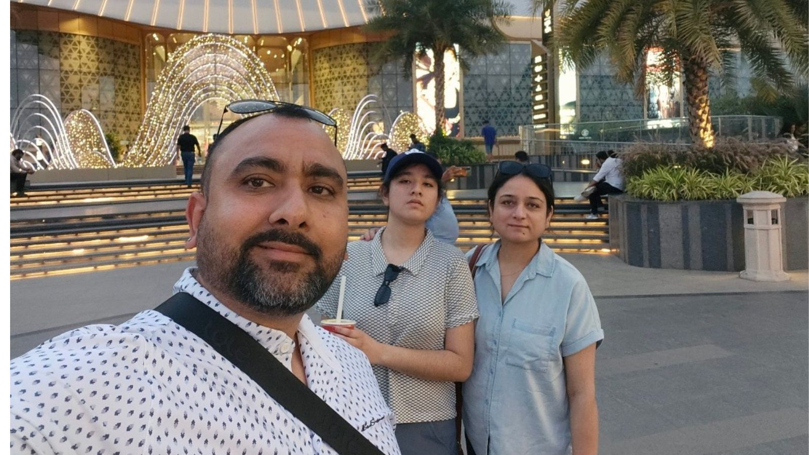Bhavya with her father and mother 