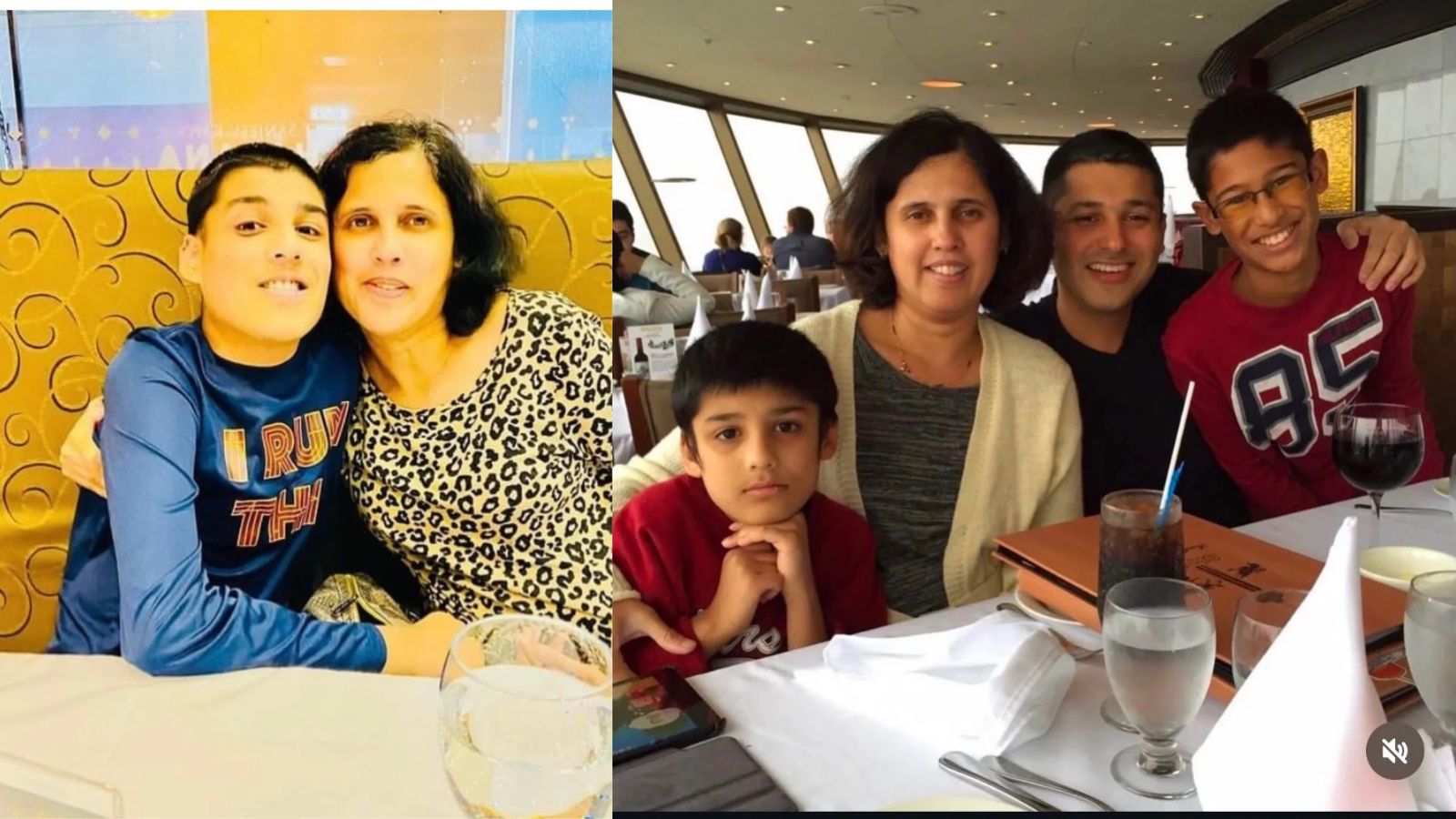 Vidya with Aarian and her family 