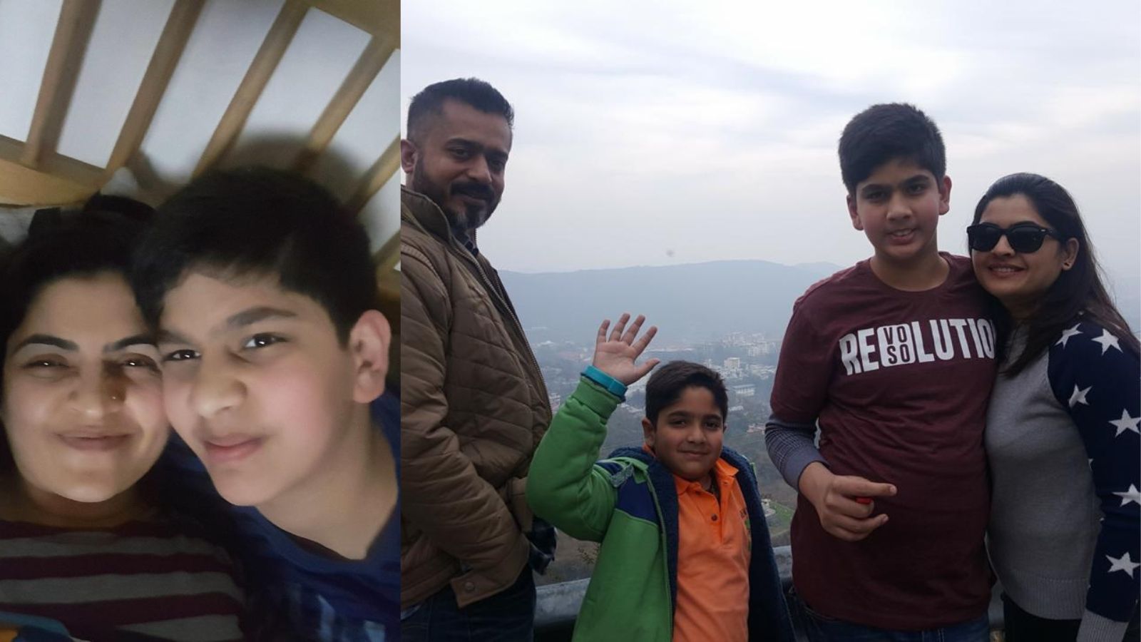 Samar with his family