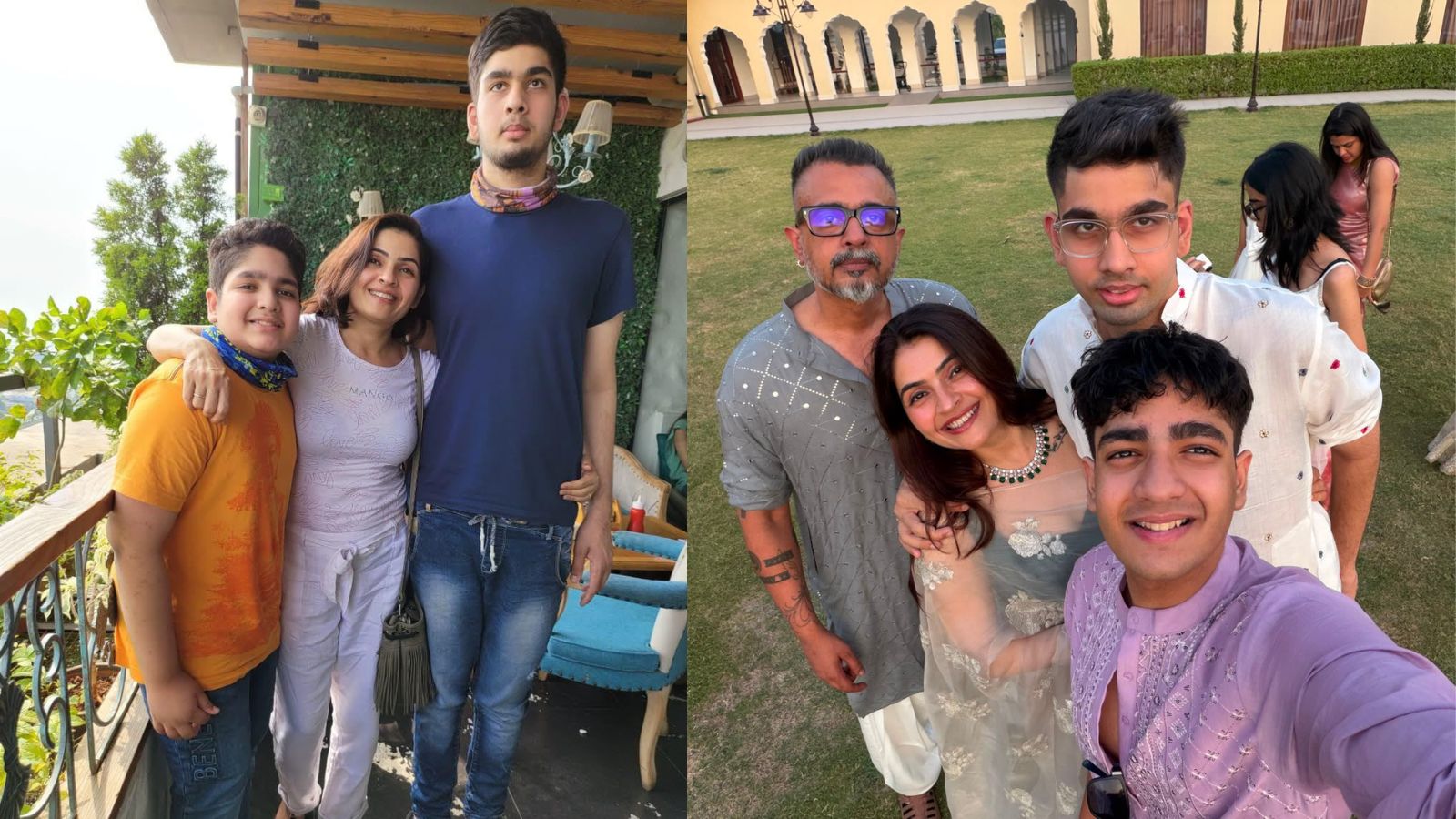 Samar with his family