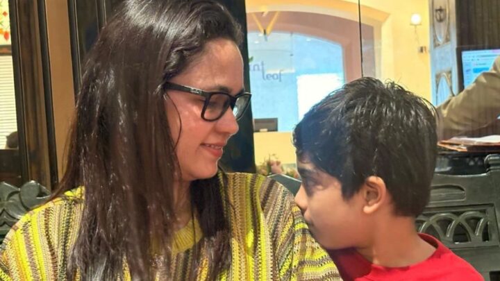 Shweta Muneshwar and her son, Vihaan