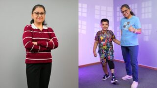 Isha Sahu, the Co-Founder and CEO of DiyaaHQ, a Dubai-based organization, with her son Arjun.