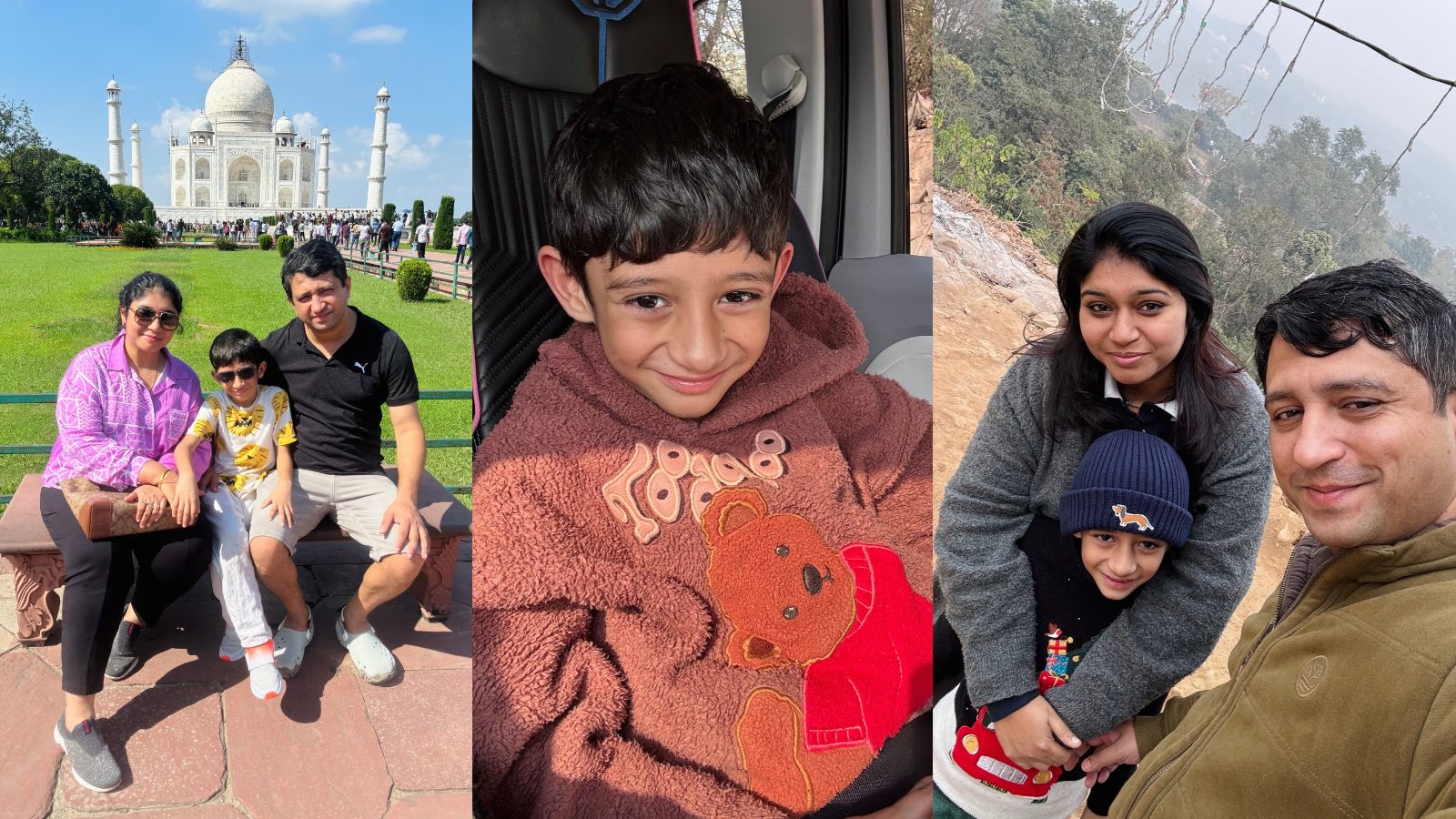 Vikansh with his Family 